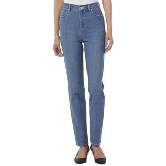 Gloria Vanderbilt Women's Amanda Classic High Rise Tapered Jean - Maya Wash - Picture 1 of 1
